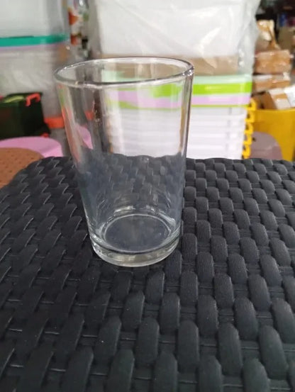 Clear Plain water Juice tea glass