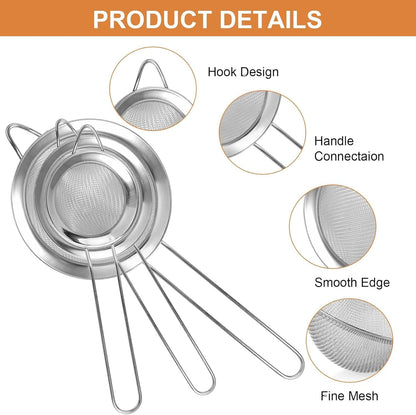 stainless steel strainer Fine Mesh