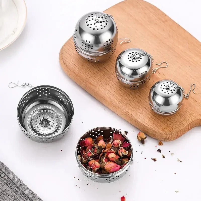 Stainless Steel Mesh Tea Ball Infuser – Egg Shape