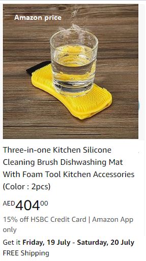 3 in 1 Kitchen Silicone Cleaning Brush Dishwashing Mat With Foam Tool Kitchen Accessories