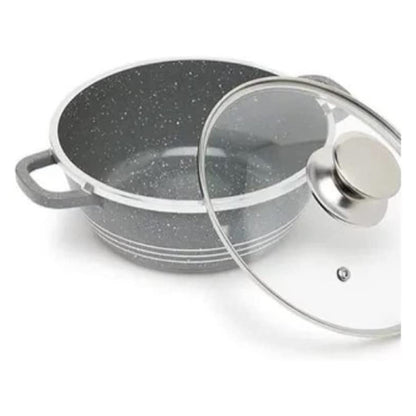 Eco-friendly Nonstick granite Low casserole 28 cm