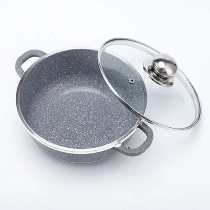 Eco-friendly Nonstick granite Low casserole 28 cm