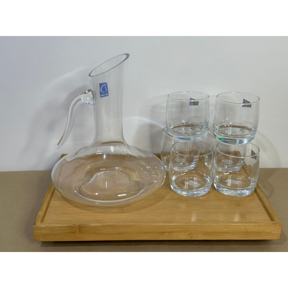 1900ML Glass Water Juice Jug with 6 cups