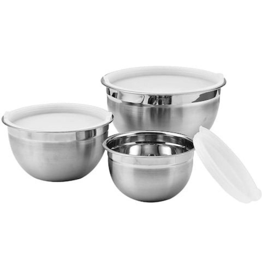 Stainless Steel Mixing Bowl with Lid