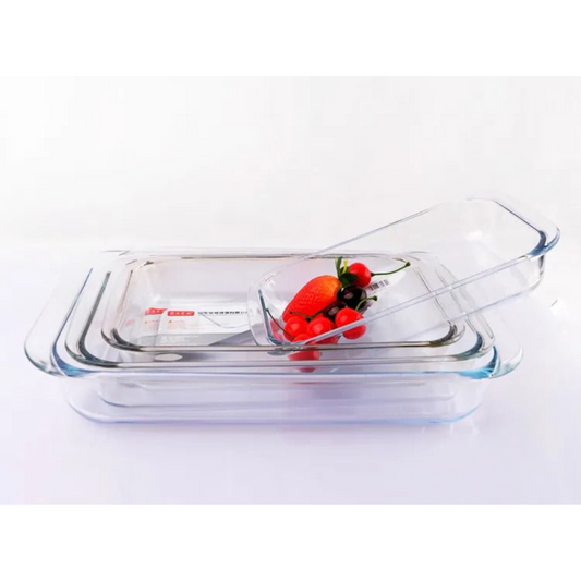 Glass Dish Rectangular Tray