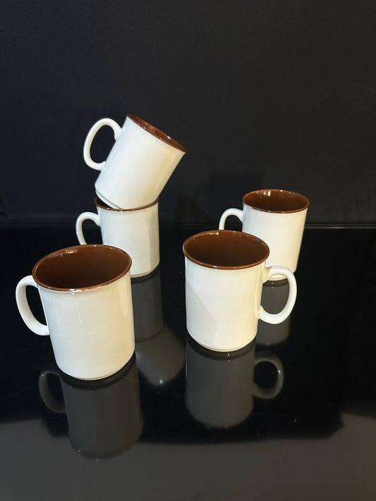 2pcsCeramic Mug with handle styl2