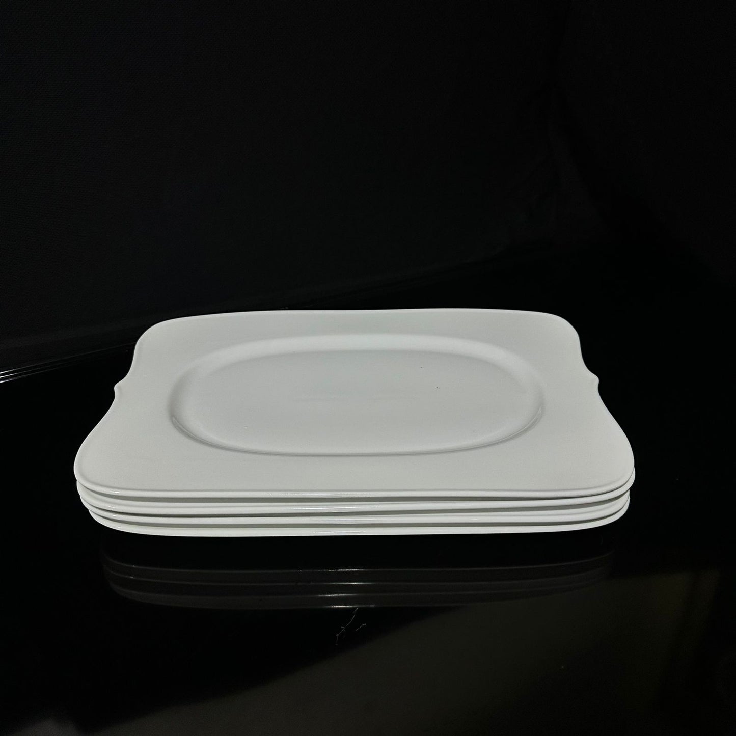 Luxury rectangular White Large Tray 35x24cm