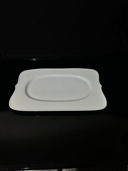 Luxury rectangular White Large Tray 35x24cm