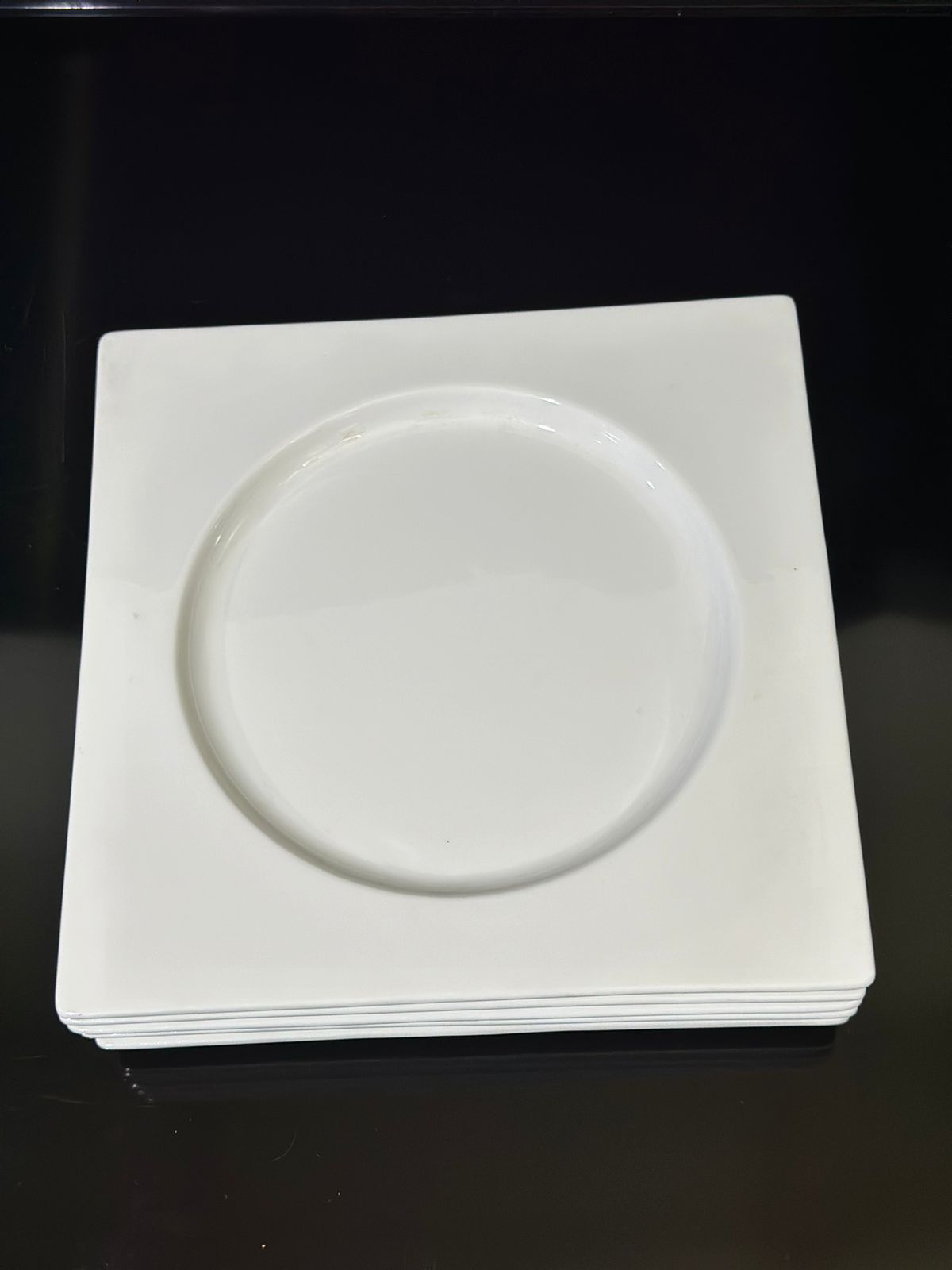 Flat Cake Plate styl1 19x19cm