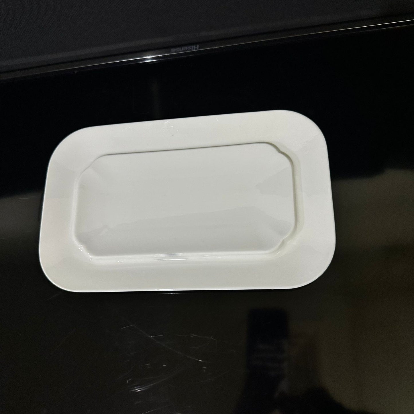 Luxury Rectangle White Porcelain Plate  styl