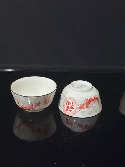 3pcs set Colored Porcelain Bowls (Styl-48)