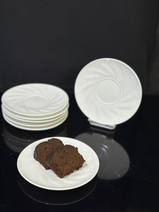 Small Porcelain dessert plate (styl7)