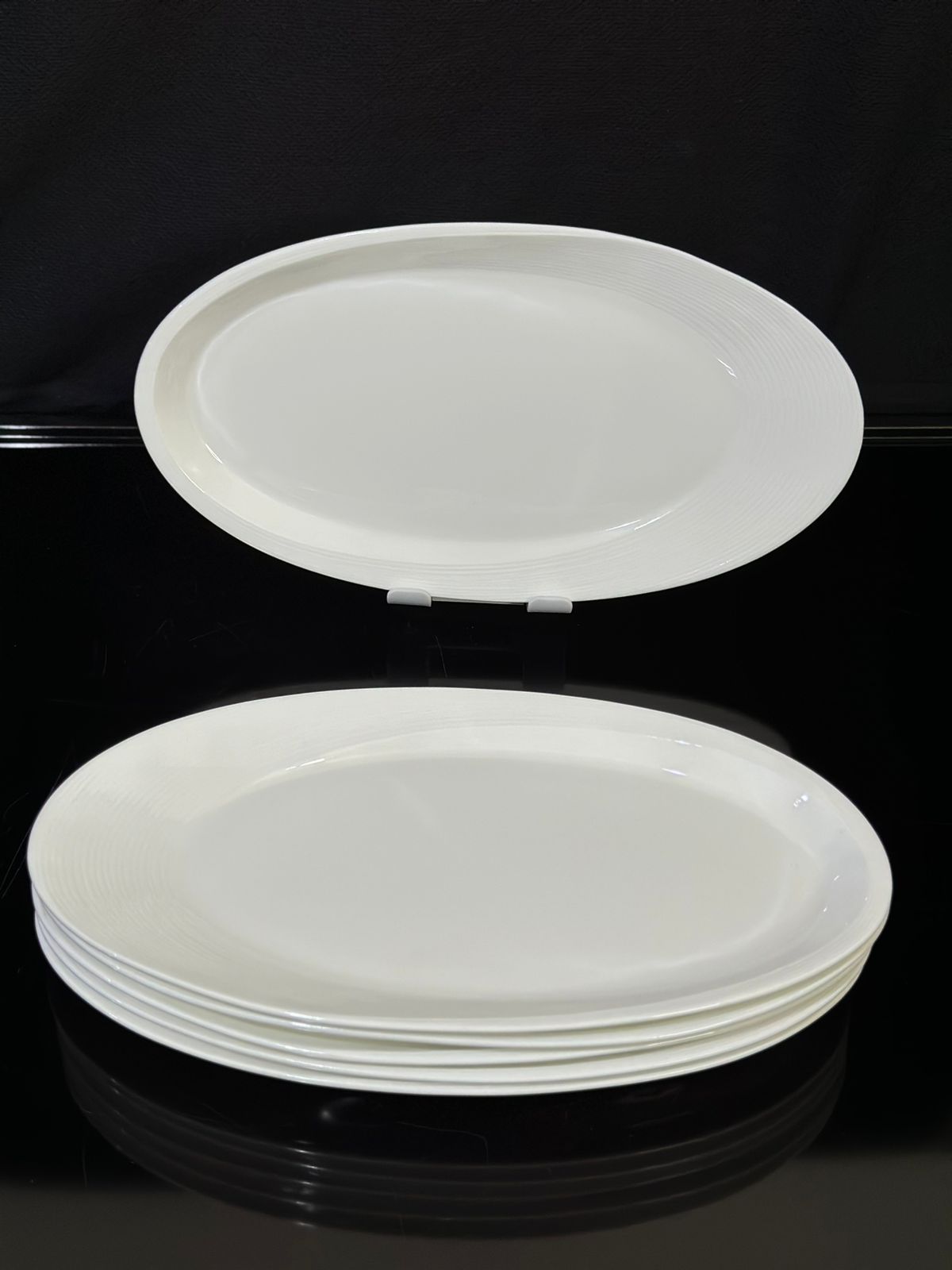 Medium luxtury Oval Dish plate styl1