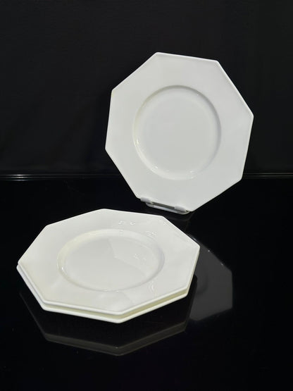 Hexagonal porcelain plate