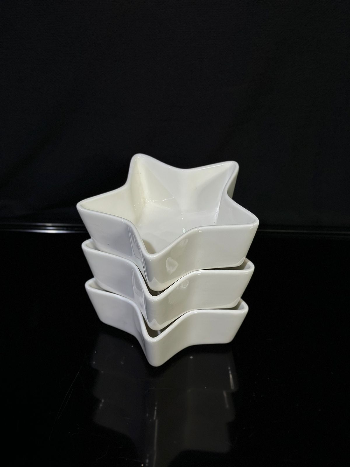 Porcelain Star Bowl 11x5 cm