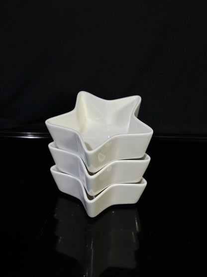 Porcelain Star Bowl 11x5 cm