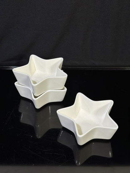 Porcelain Star Bowl 11x5 cm