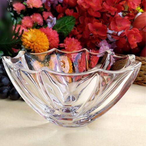 Large Glass Serving & Decorative Bowl – Size: 23 x 10 cm