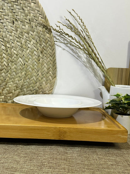 Luxury Large Dining Plate with a dip