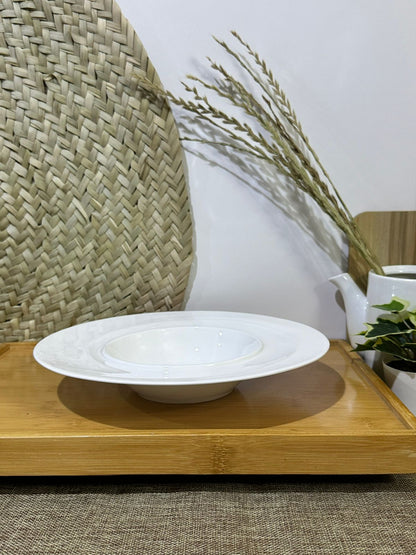 Luxury Large Dining Plate with a dip