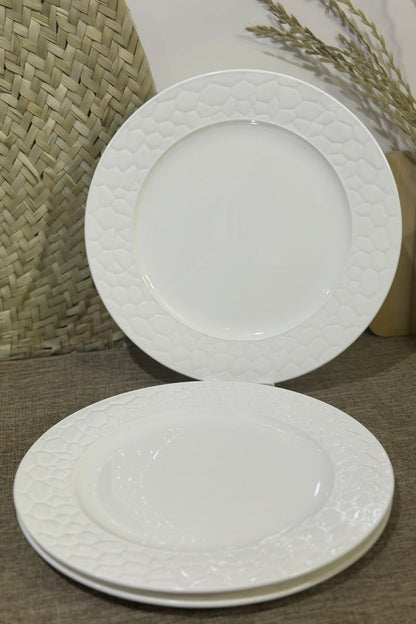 3pcs set Luxury Large Dining plates and dish bowl