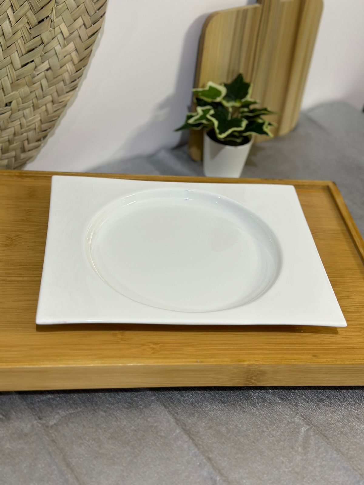 Large Rectangle Porcelian serving plate