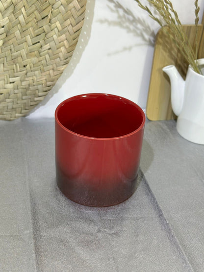 Porcelain Flower Vase (Red)