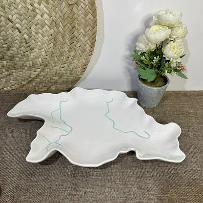 Irregular Stylish Porcelain Serving Platter styl1