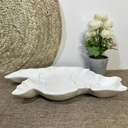 Irregular Stylish Porcelain Serving Platter styl1