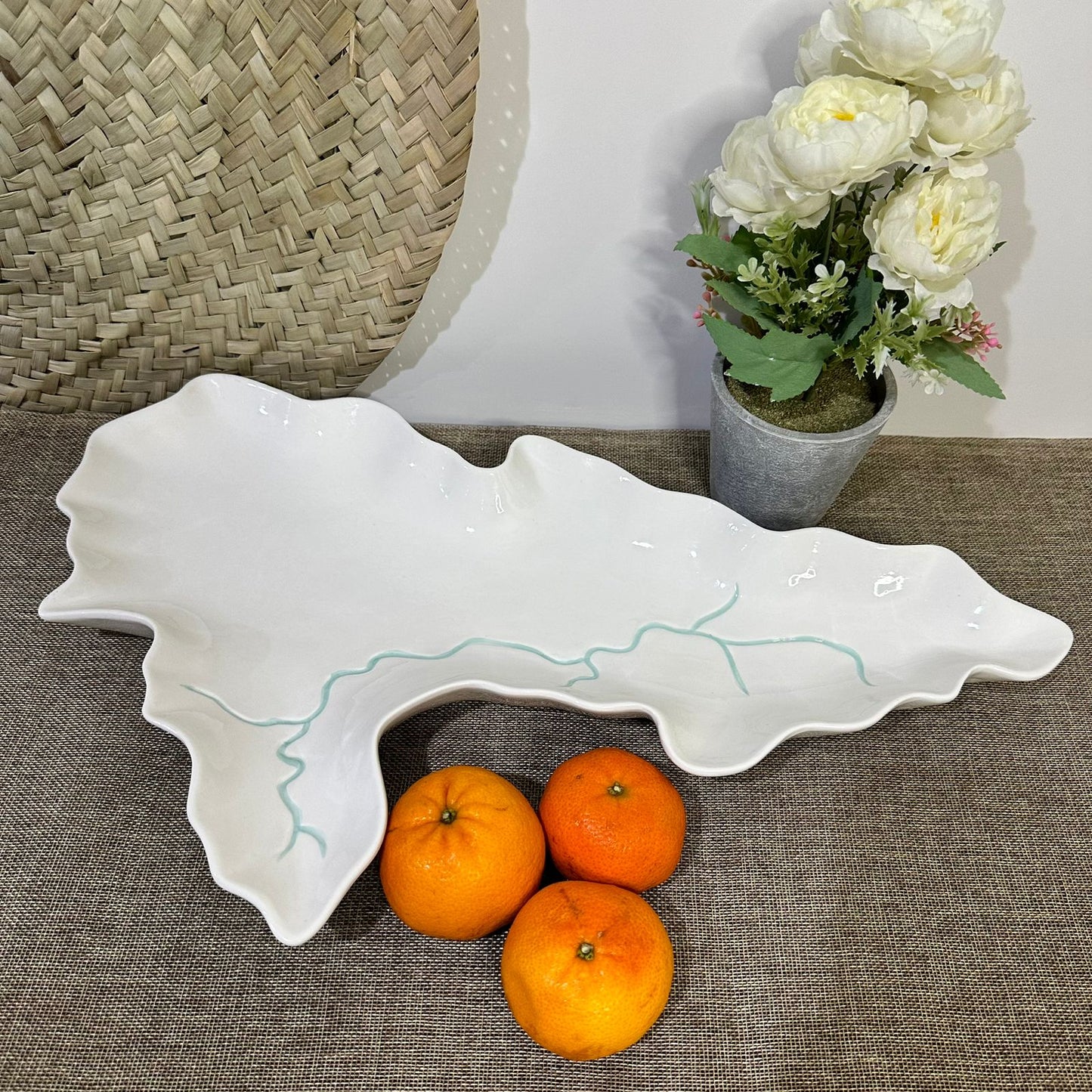 Irregular Stylish Porcelain Serving Platter styl2