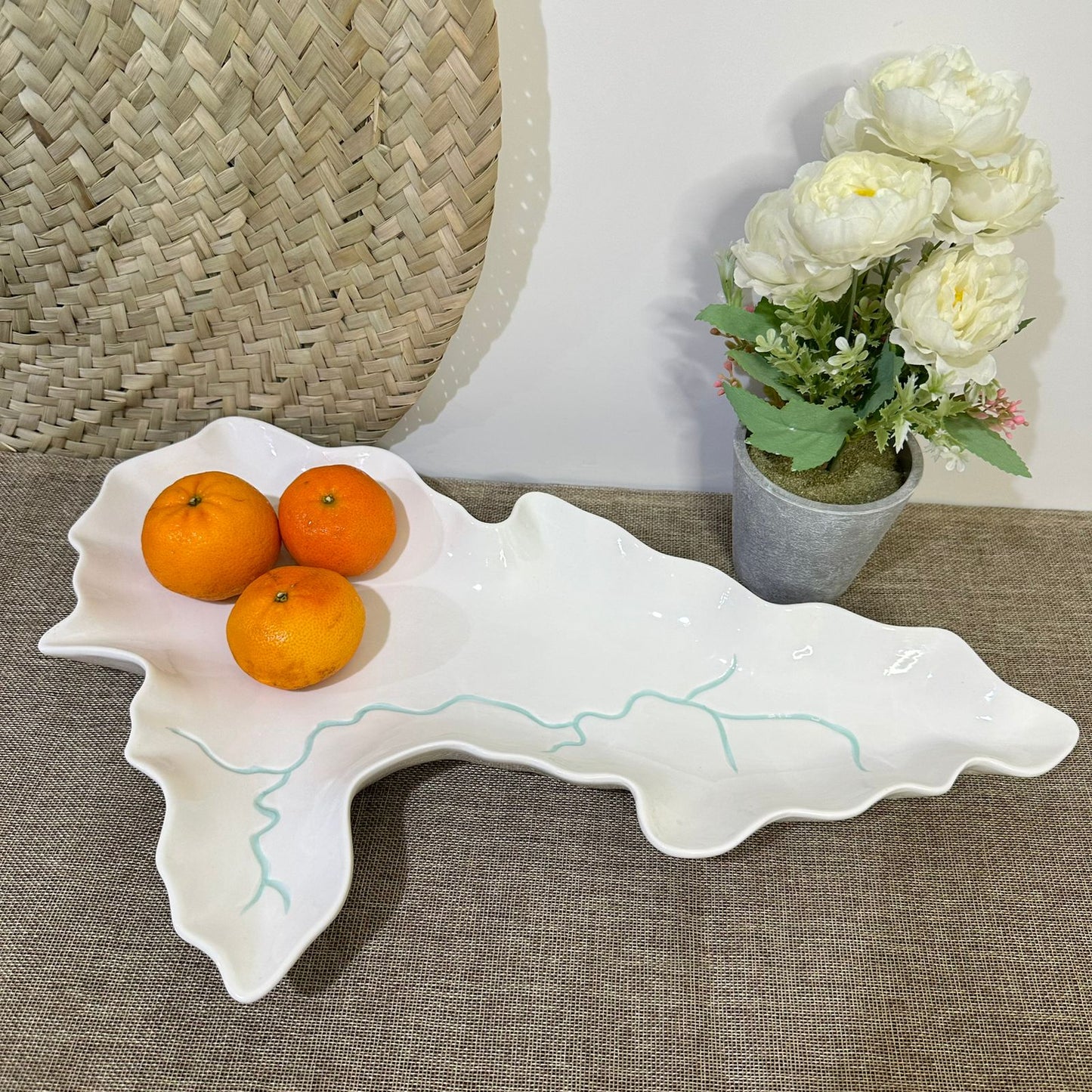 Irregular Stylish Porcelain Serving Platter styl2