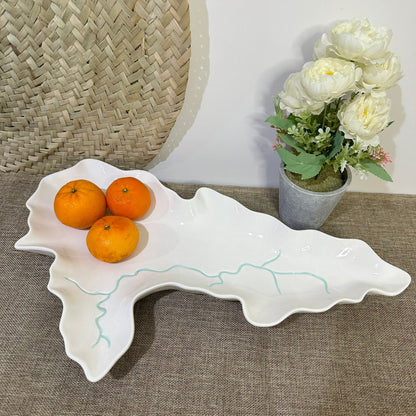 Irregular Stylish Porcelain Serving Platter styl2