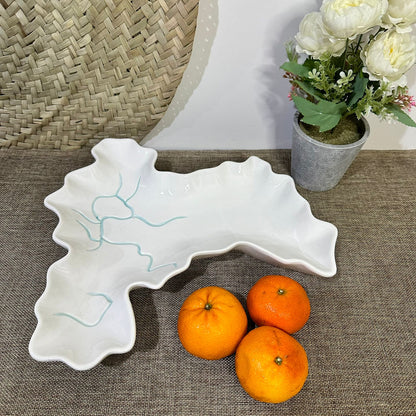 Irregular Stylish Porcelain Serving Platter styl2