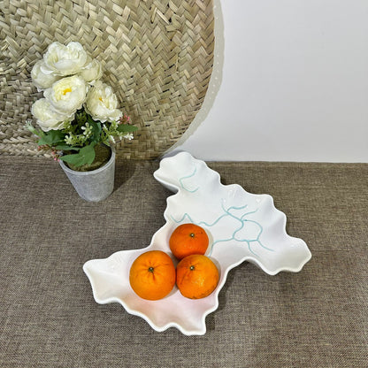 Irregular Stylish Porcelain Serving Platter styl5