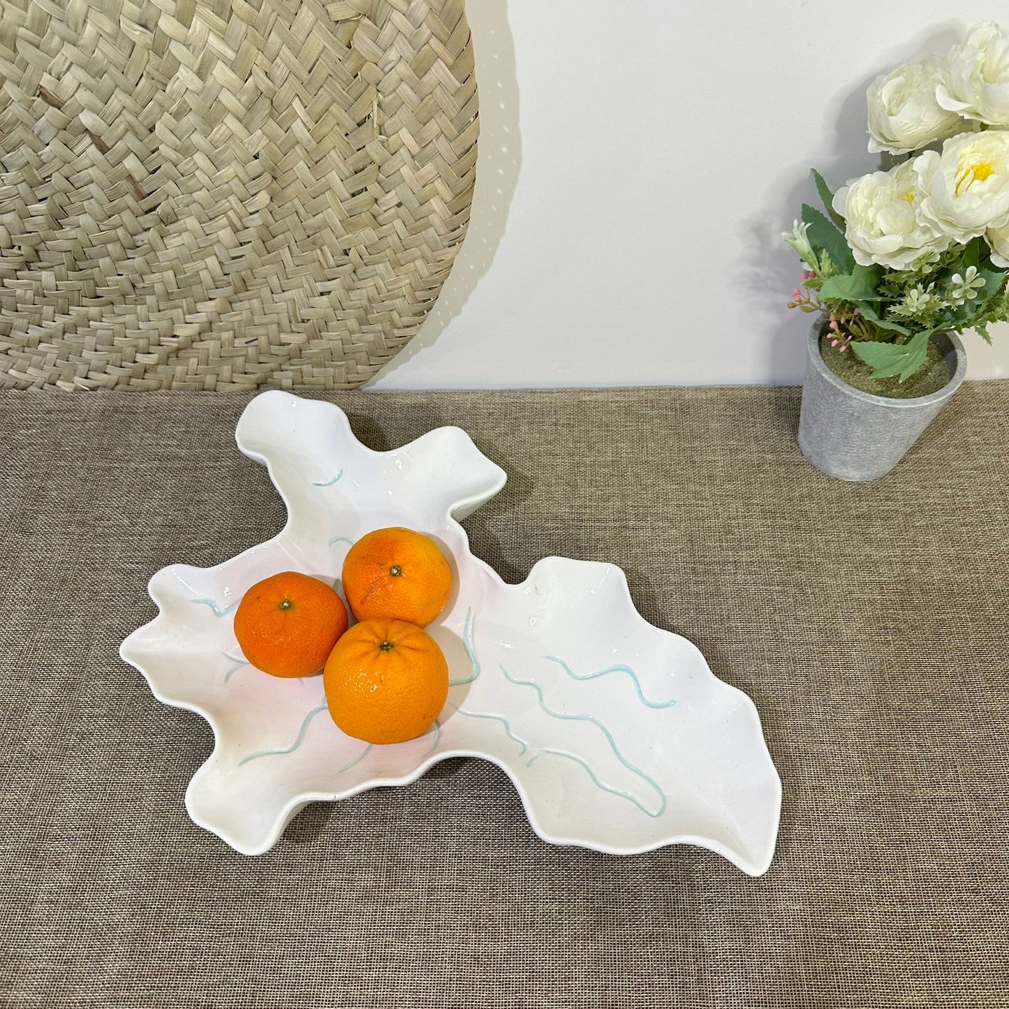 Irregular Stylish Porcelain Serving Platter styl4