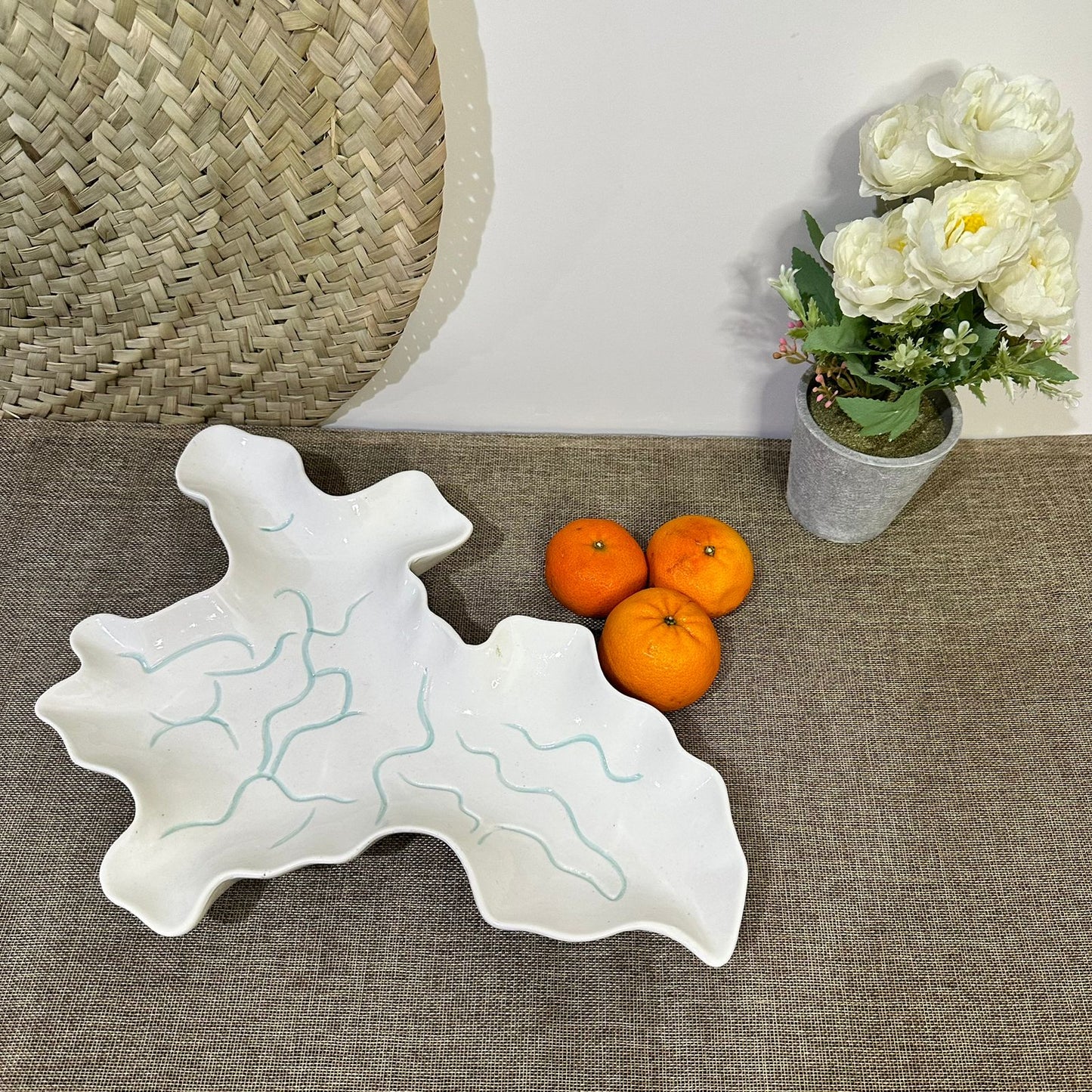 Irregular Stylish Porcelain Serving Platter styl4