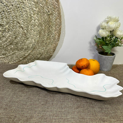 Irregular Stylish Porcelain Serving Platter styl3