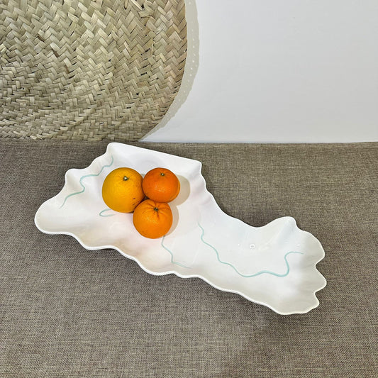 Irregular Stylish Porcelain Serving Platter styl3