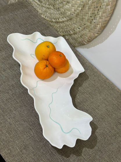 Irregular Stylish Porcelain Serving Platter styl3