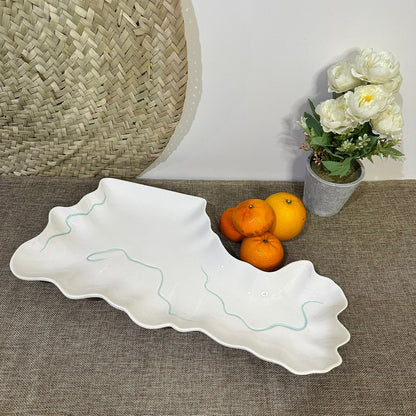 Irregular Stylish Porcelain Serving Platter styl3