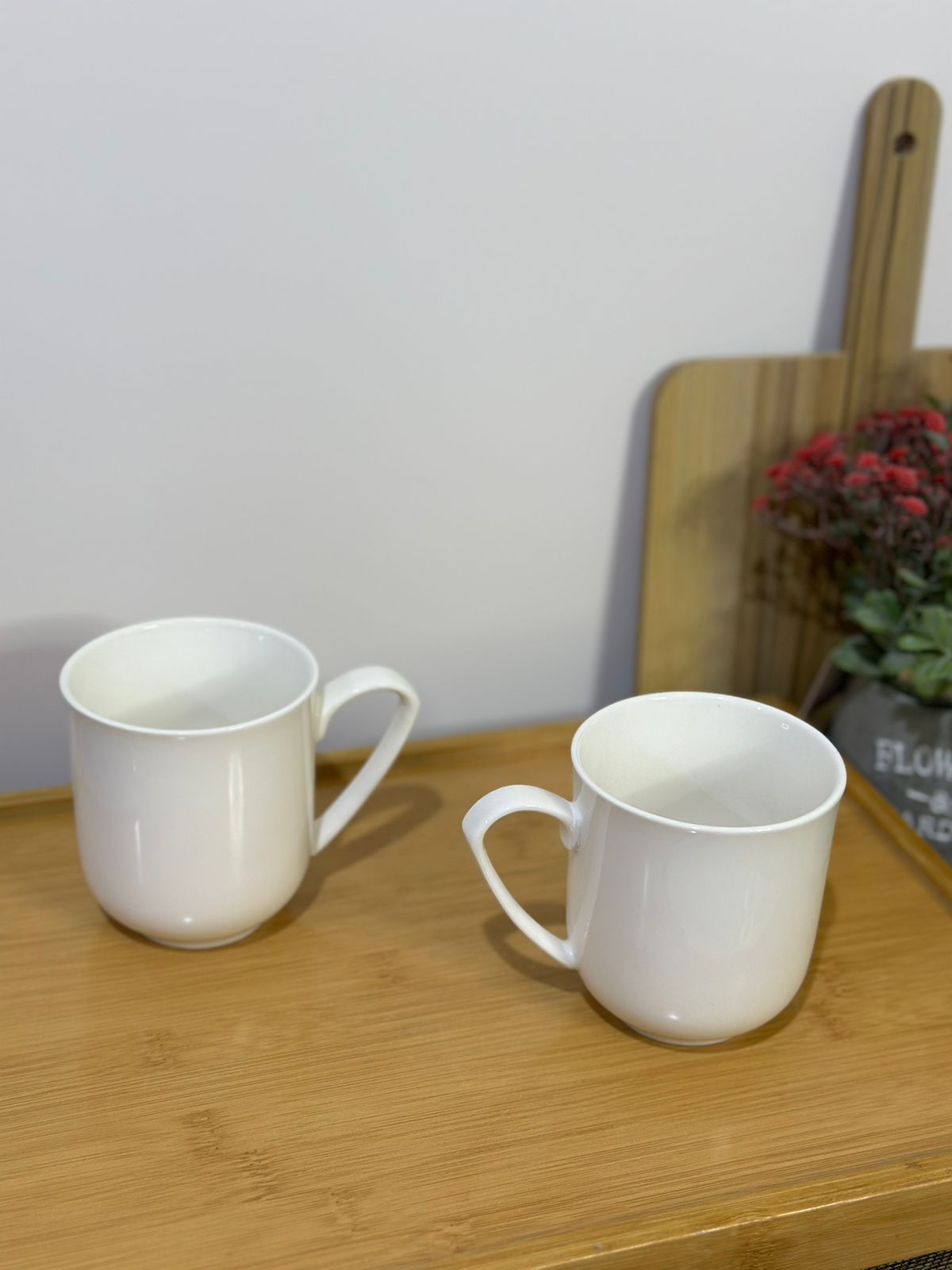 Elegant White Porcelain Coffee Mug styl-33