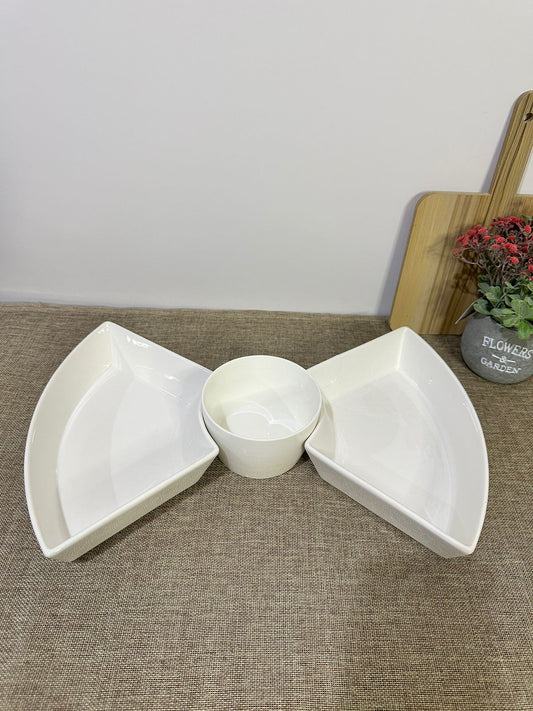 3pcs Porcelain Serving Set