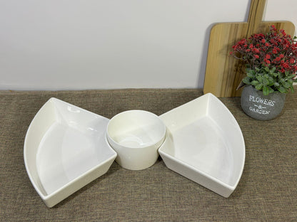 3pcs Porcelain Serving Set