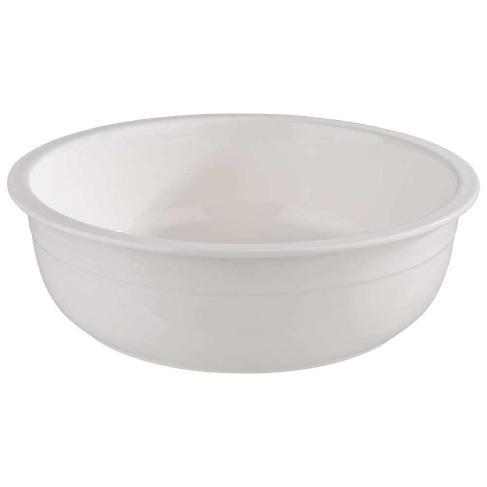 Rounded white Large Dish Bowl 28x9cm