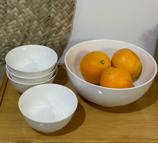 6 pcs set Porcelain Soup bowls