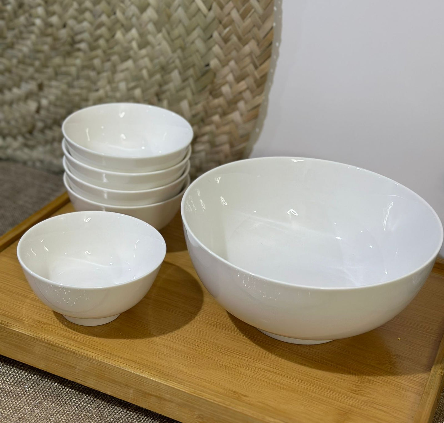 6 pcs set Porcelain Soup bowls