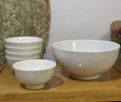 6 pcs set Porcelain Soup bowls