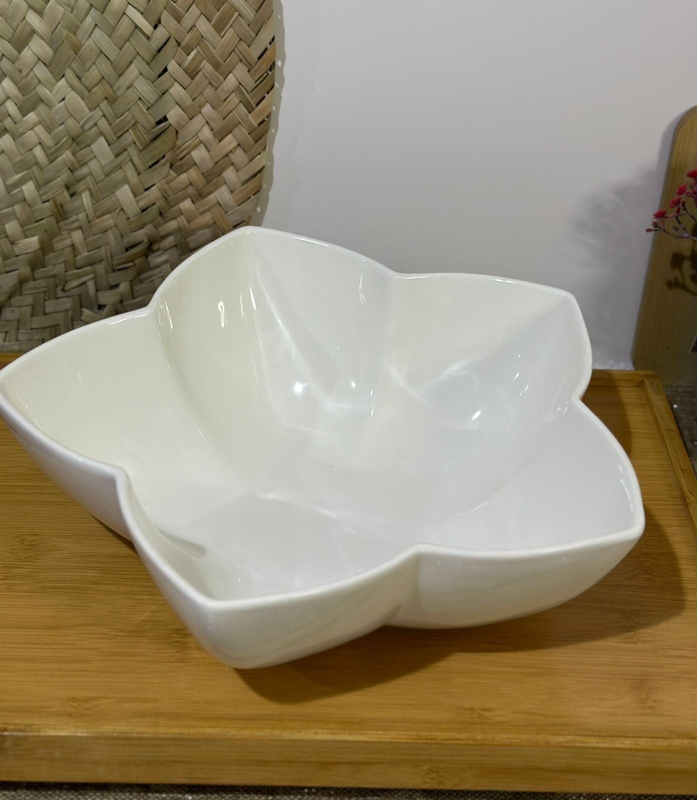 Large star Porcelain Dish Bowl