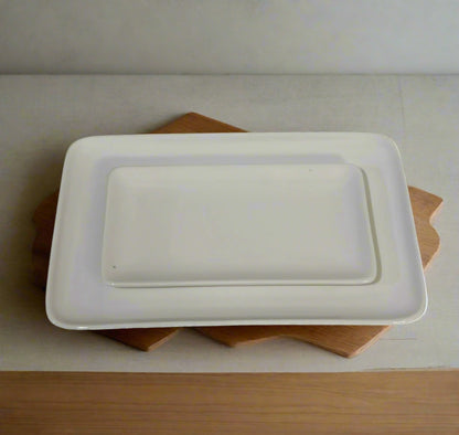 Rectangle Porcelain serving dish plate