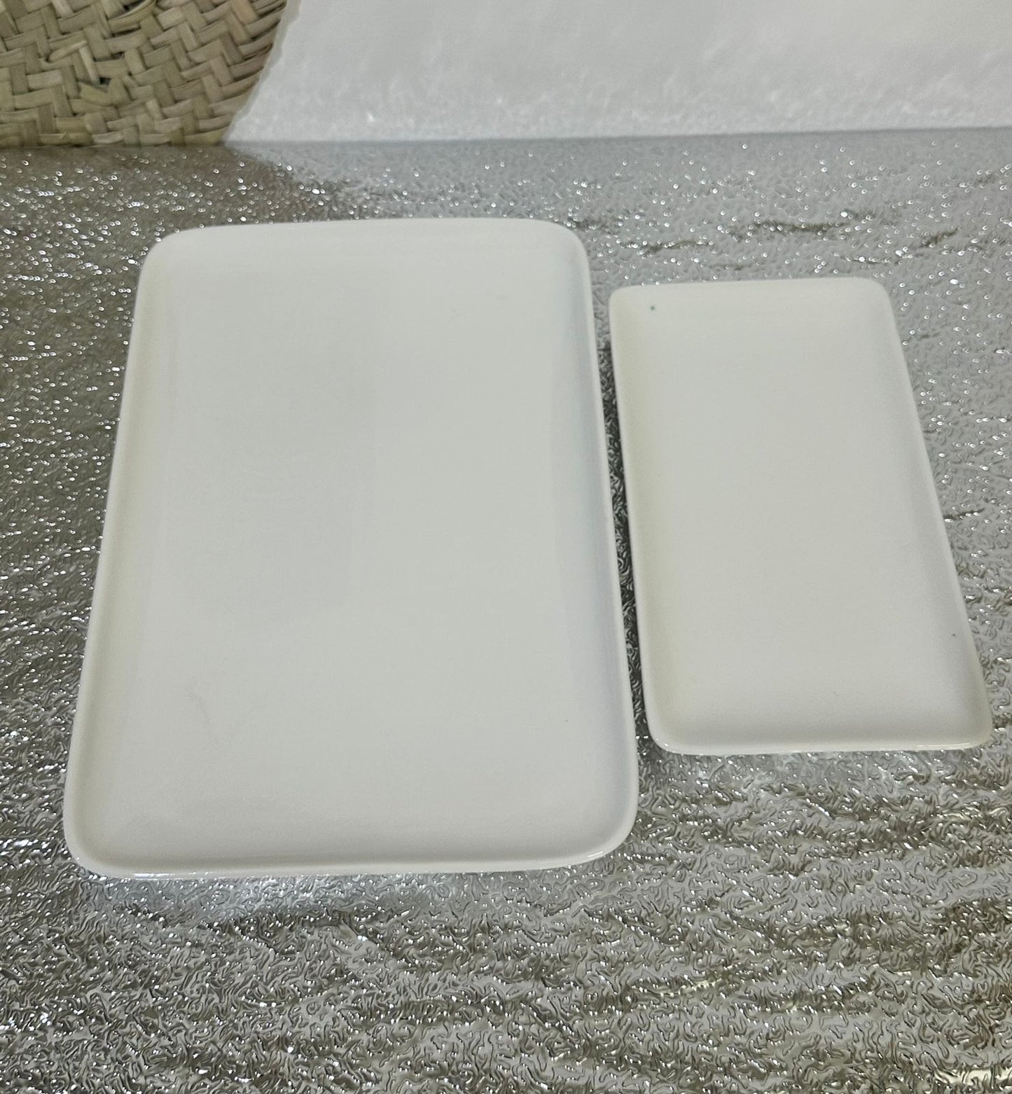 Rectangle Porcelain serving dish plate